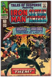 Tales of Suspense #78 (Jun-66) NM- High-Grade Iron Man, Captain America, Buck...