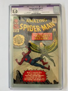 Amazing Spider-Man #7  CGC 5.0  2nd Vulture! (1963)