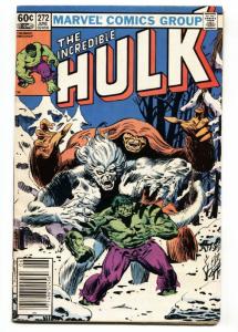 Incredible Hulk #272 1982- 2nd Rocket Raccoon- comic book