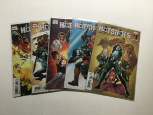 Domino Hotshots 1-5 1 2 3 4 5 Lot Run Set Near Mint Nm Marvel