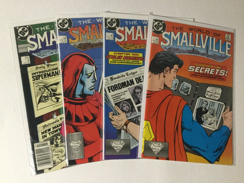 World Of Metropolis 1 2 3 4 World Of Smallville 1 2 3 4 Lot Fine-very Fine Dc