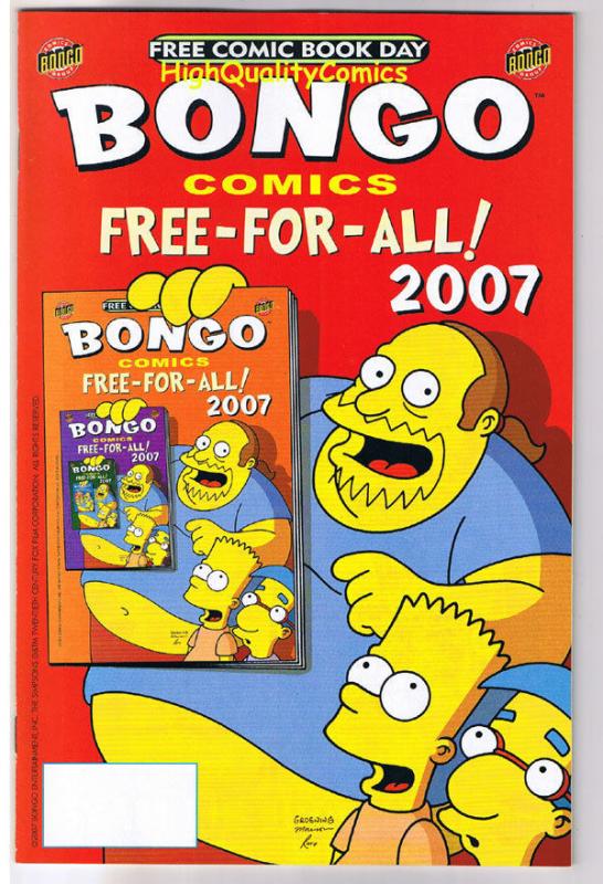 BONGO COMICS FREE-FOR-ALL, Futurama, FCBD,2007, NM