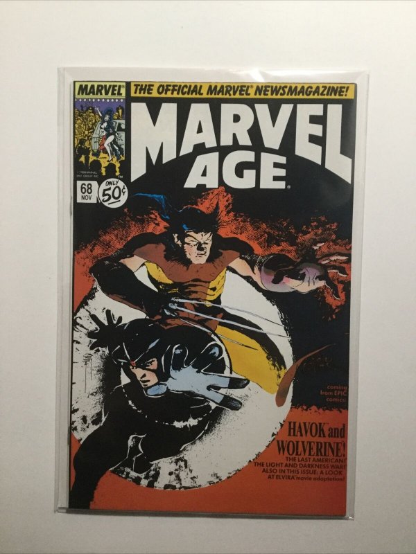 Marvel Age 68 Near Mint Nm Marvel