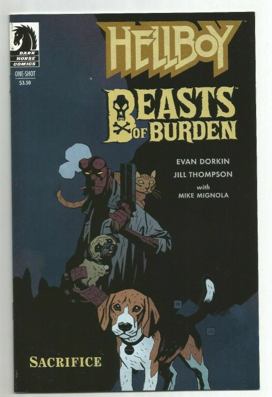 Hellboy Beasts Of Burden Sacrifice One Shot NM- Mike Mignola Variant Cover