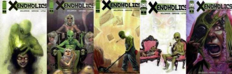 XENOHOLICS (2011 IM) 1-5  the COMPLETE series!