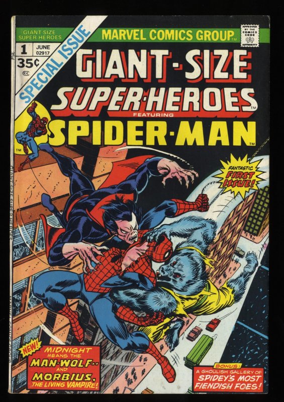 Giant-Size Super-Heroes #1 FN+ 6.5 Morbius Spider-Man!