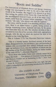 “Boots and saddles”or Life in Dakota with general Custer,bonus!,Custer,1980,