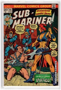Sub-Mariner #64 (1973) 1st app Virago! High Grade!  / BC-CR300-NSC•NCA12