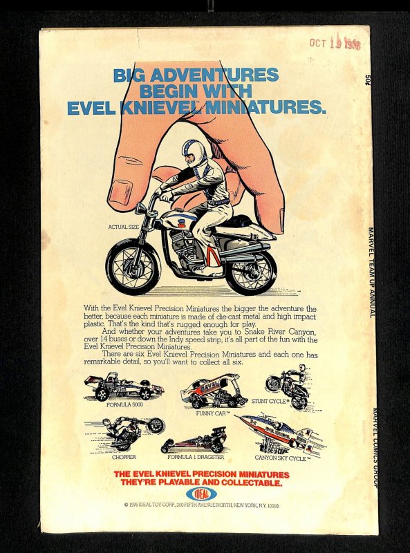 Marvel Team-up Annual #1 VG/FN 5.0