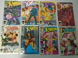 Uncanny X-Men lot 42 different from #202-250 8.0 VF (1986-89 1st Series)