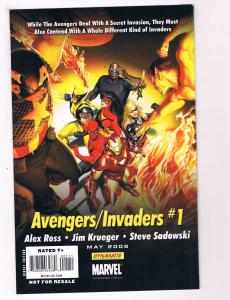 Avengers Invaders Sketchbook # 1 NM Marvel Comic Books Captain America Bucky SW3