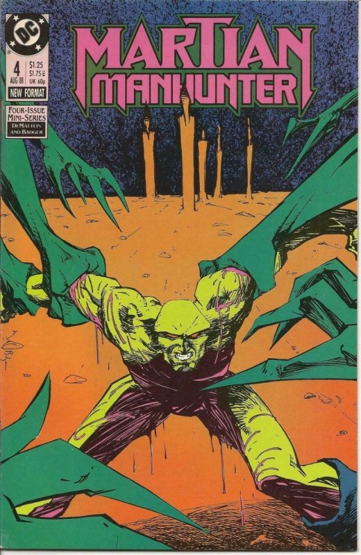 MARTIAN MANHUNTER #4, VF/NM, Badger, DC 1988  more DC in store