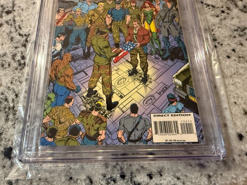 G.I. Joe # 155 CGC Graded 9.8 Marvel Comic Book 1994 Last Issue Snake Eyes JH29