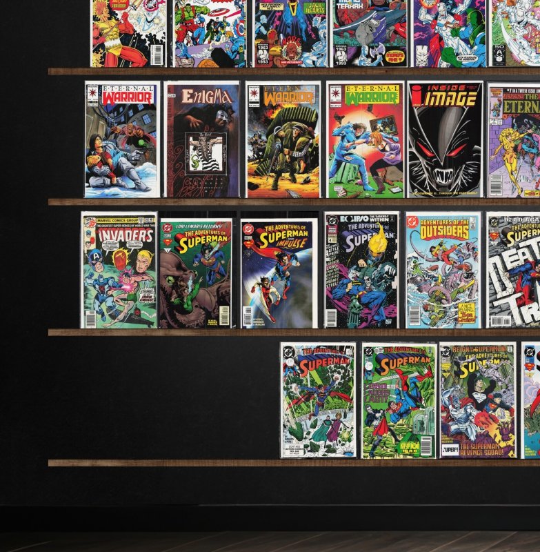 Huge Lot 140+ Comics with Adventures Of Superman, Silver Surfer & More!