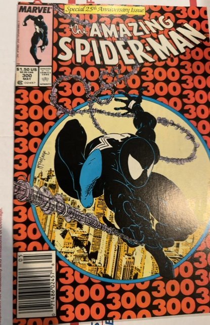 The Amazing Spider-Man #300 (1988) newsstand  first full venom app