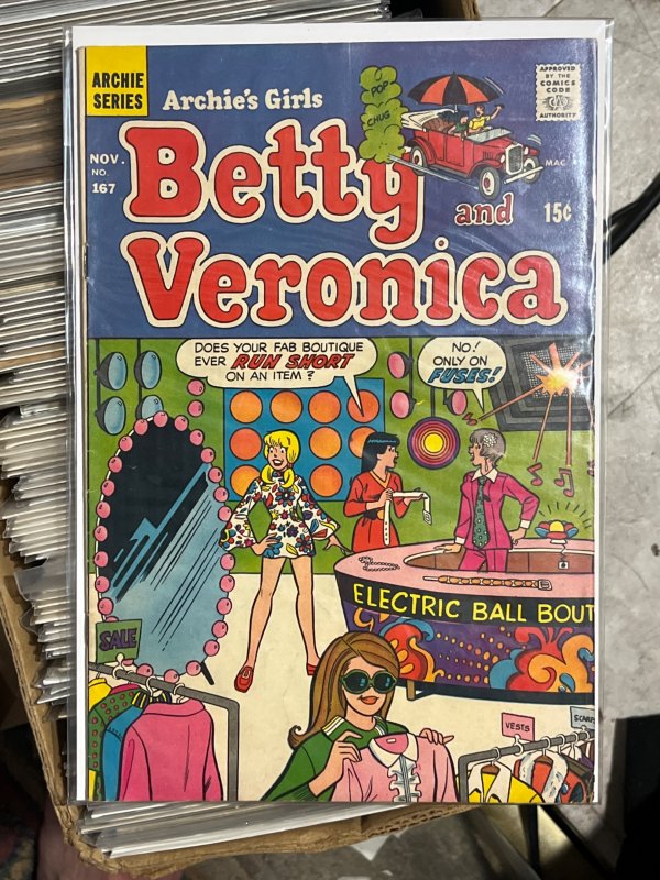 Archie's Girls Betty and Veronica #167 (1969)
