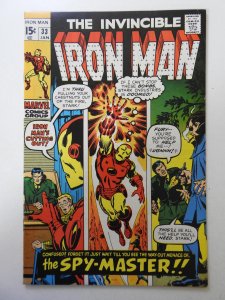 Iron Man #33 (1971) VF- Condition! First appearance of Spymaster!