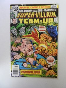 Super-Villain Team-Up #6 FN/VF condition small stain back cover