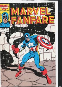 Marvel Fanfare #31 (1987) Captain America