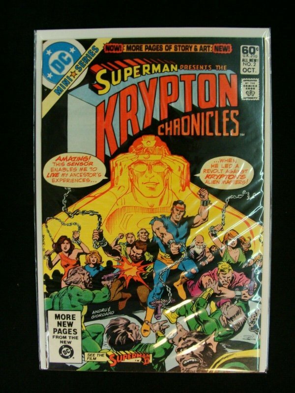 Superman Presents The Krypton Chronicles #1-3 Complete Set Run DC  