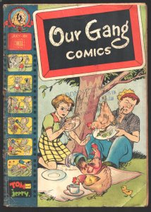 Our Gang #36 1947-Dell-Tom & Jerry-Barney Bear & Benny Burro by Carl Barks art-G