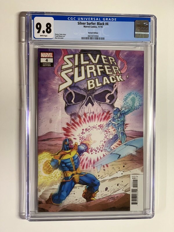 Silver Surfer Black 4 cgc 9.8 ron lim variant 