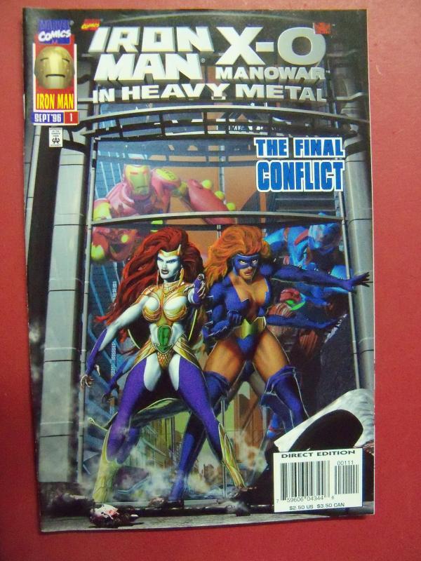 IRON MAN X-O MANOWAR: HEAVY METAL  #1  (9.0 to 9.2 or better)  MARVEL COMICS