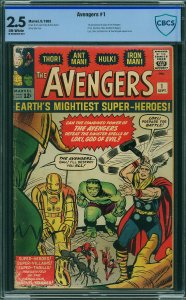 AVENGERS #1, CBCS 2.5 GD+