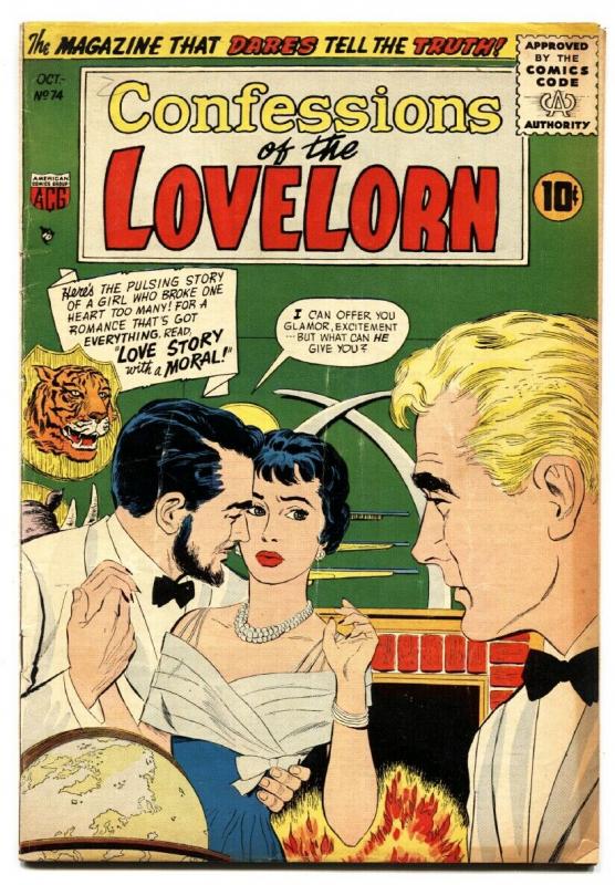 Confessions of The Lovelorn #74 1956-ACG Romance comic- FN-