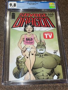 Savage Dragon 233, Controversial Bald is Beautiful Variant, CGC Graded 9.8