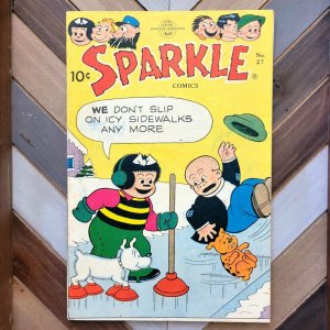 SPARKLE COMICS #27 VG (1953) NANCY & SLUGGO | Pre-Code | Ernie Bushmiller