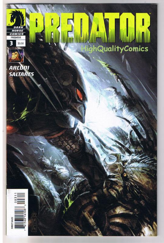 PREDATOR #3, VF+, John Arcudi, Horror, Sci-Fi, 2009, more Movie/TV in store