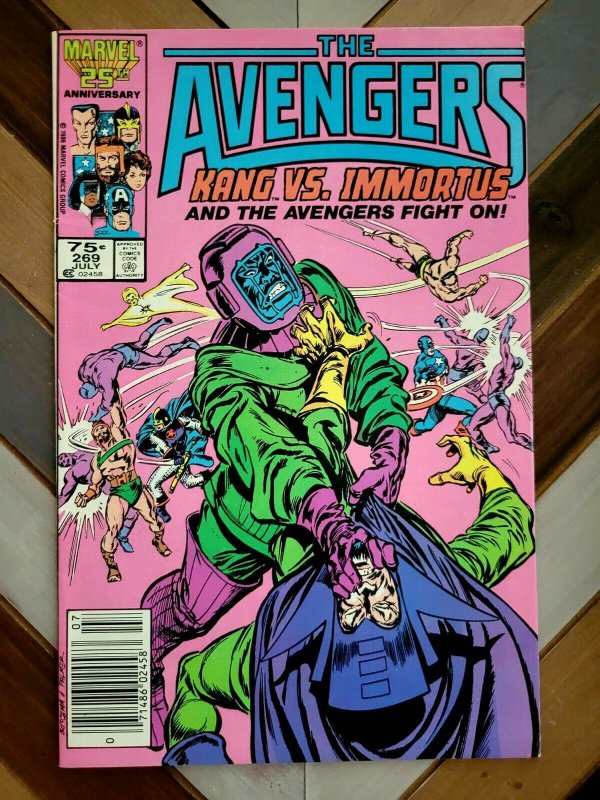 KANG Avengers Newsstand Bundle VF/NM #267, 268 & 269 (Marvel Comics 1986) 