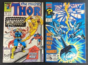 Thor (1966) #'s 391 VF (8.0) 459 NM (9.4) 1st App Thunderstrike Lot