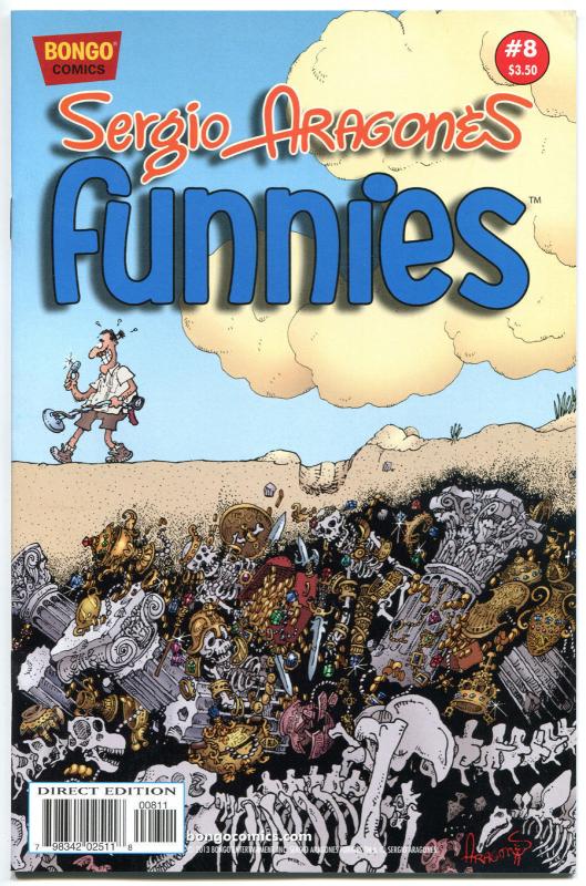 Sergio Aragones - FUNNIES #8, VF+, Bongo, Groo / Mad fame, 2011, more in store