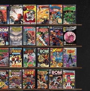 Huge Lot 150+ Comics with The Avengers, Micronauts, Rom & More!
