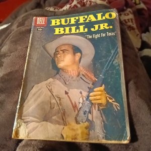 Buffalo Bill Jr. #9 Comic Book 1958 Dell Comics Silver age western tv show book