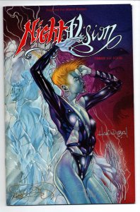 Night Vision #1 2 3 & 4 triple signed set by Quinn/Hannibal/Tim Vigil - Horror 