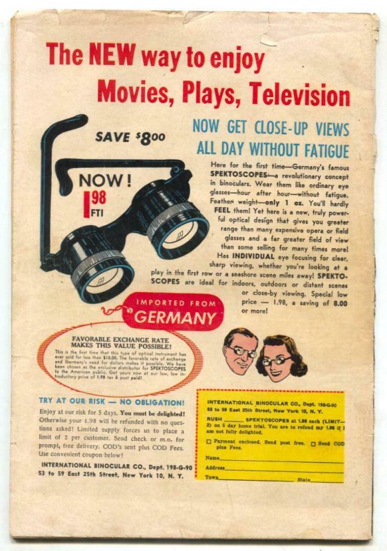 Wedding Bells #1 1954- Romance comic- He Left Me at the Altar G