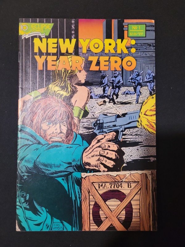NEW YORK YEAR ZERO 1988 Series #1 Eclipse Comics Book 