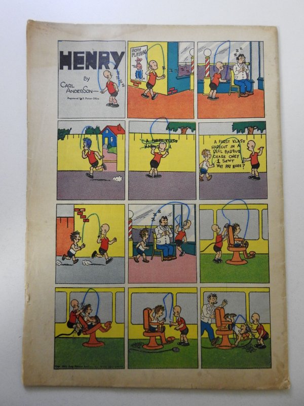King Comics #135 (1947) VG- Condition moisture stain, ink bc