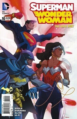 Superman/Wonder Woman (2013) #10 NM Batman 75th Anniversary Variant