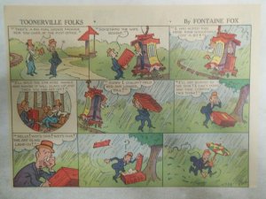 Toonerville Folks by Fontaine Fox from 7/28/1935  Size: 11 x 15 in. Color Page !