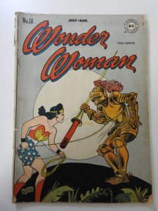 Wonder Woman #18 (1946) GD/VG Condition 1 1/2 in spine split