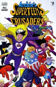 Archie's Superteens Versus Crusaders #2A VF/NM ; Archie | Connecting Cover
