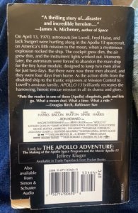 Apollo 13,1995,film adaptation paperback