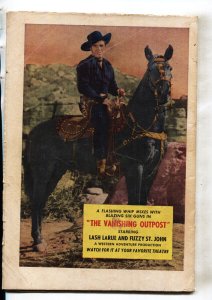 Motion Picture Comics #111--1952-- Vanishing Outpost--Lash LaRue--comic book