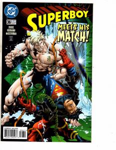 10 Superboy DC Comics # 34 36 37 38 39 40 41 42 43 44 Flash Superman Arrow J214