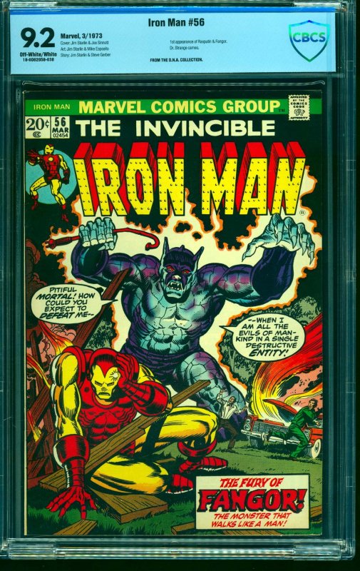 Iron Man #56 CBCS NM- 9.2 Off White to White