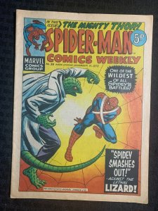 1973 Nov 10 SPIDER-MAN COMICS WEEKLY #39 FN 6.0 John Romita / The Lizard